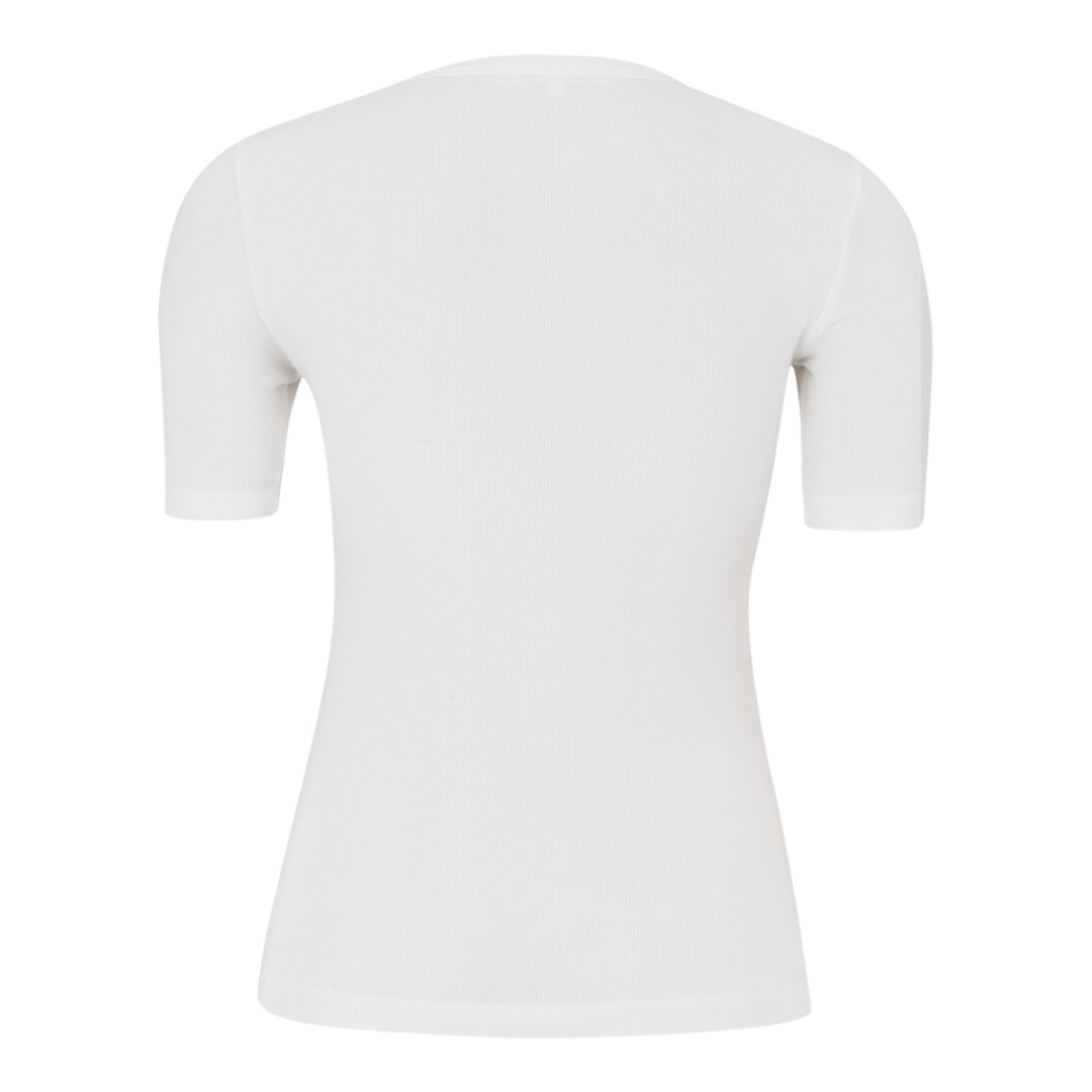 SOFT REBELS - T-SHIRT - FENJA SR423-302 - SNOW WHITE
