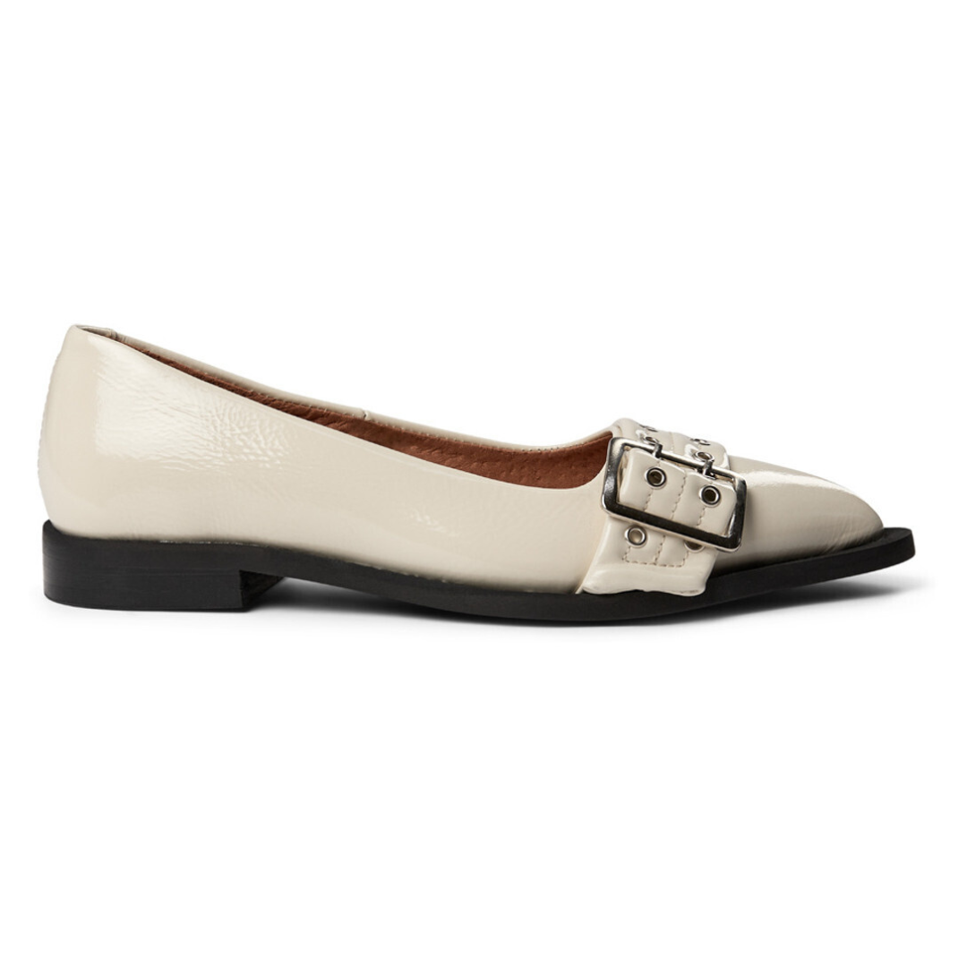 PAVEMENT - BALLERINA - SASO LOW 23185 - BEIGE PATENT