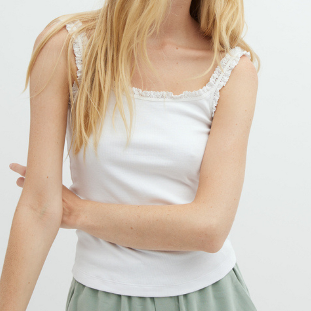 MBYM - TOP - ELINEA EVELYN 56629586 - HVID