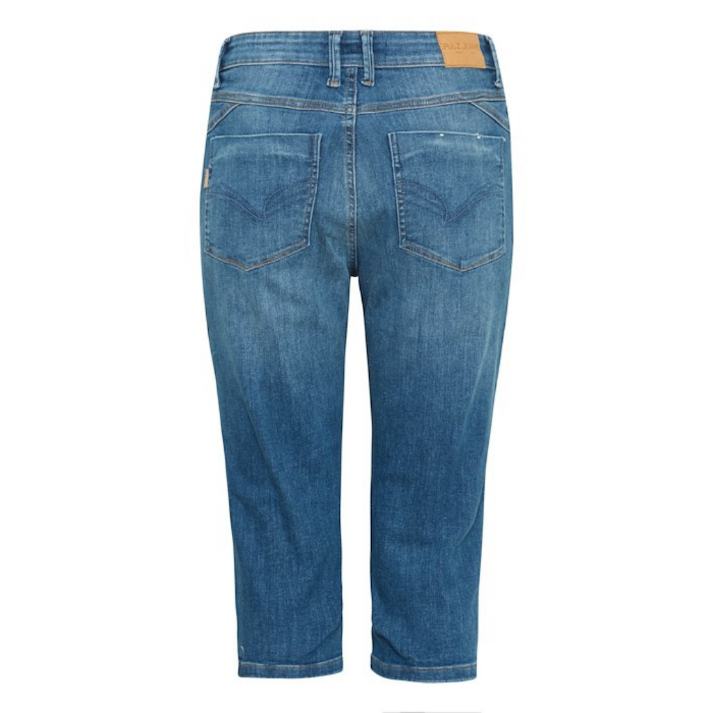 PULZ - KNICKERS - JULIA 50208107 - MEDIUM BLUE DENIM