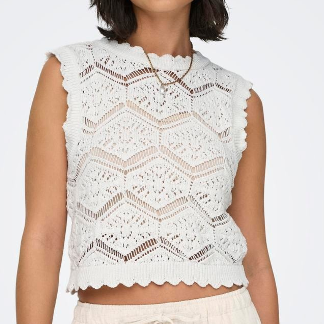 ONLY - TOP - FRIDA 15315271 - CLOUD DANCER