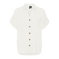 VERO MODA - SKJORTE - BUMPY 10310139 - SNOW WHITE