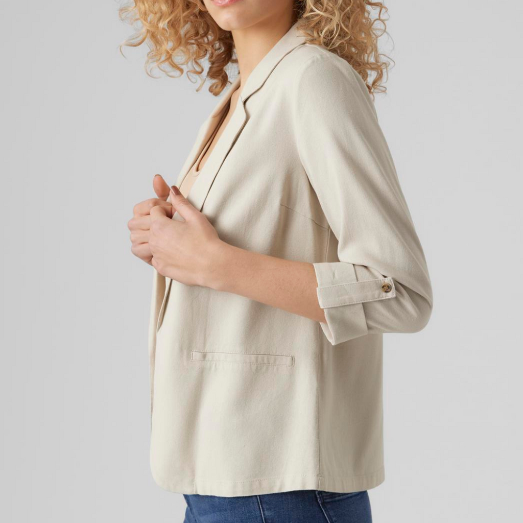 VERO MODA - BLAZER - JESMILO 10279700 - SILVER LINING
