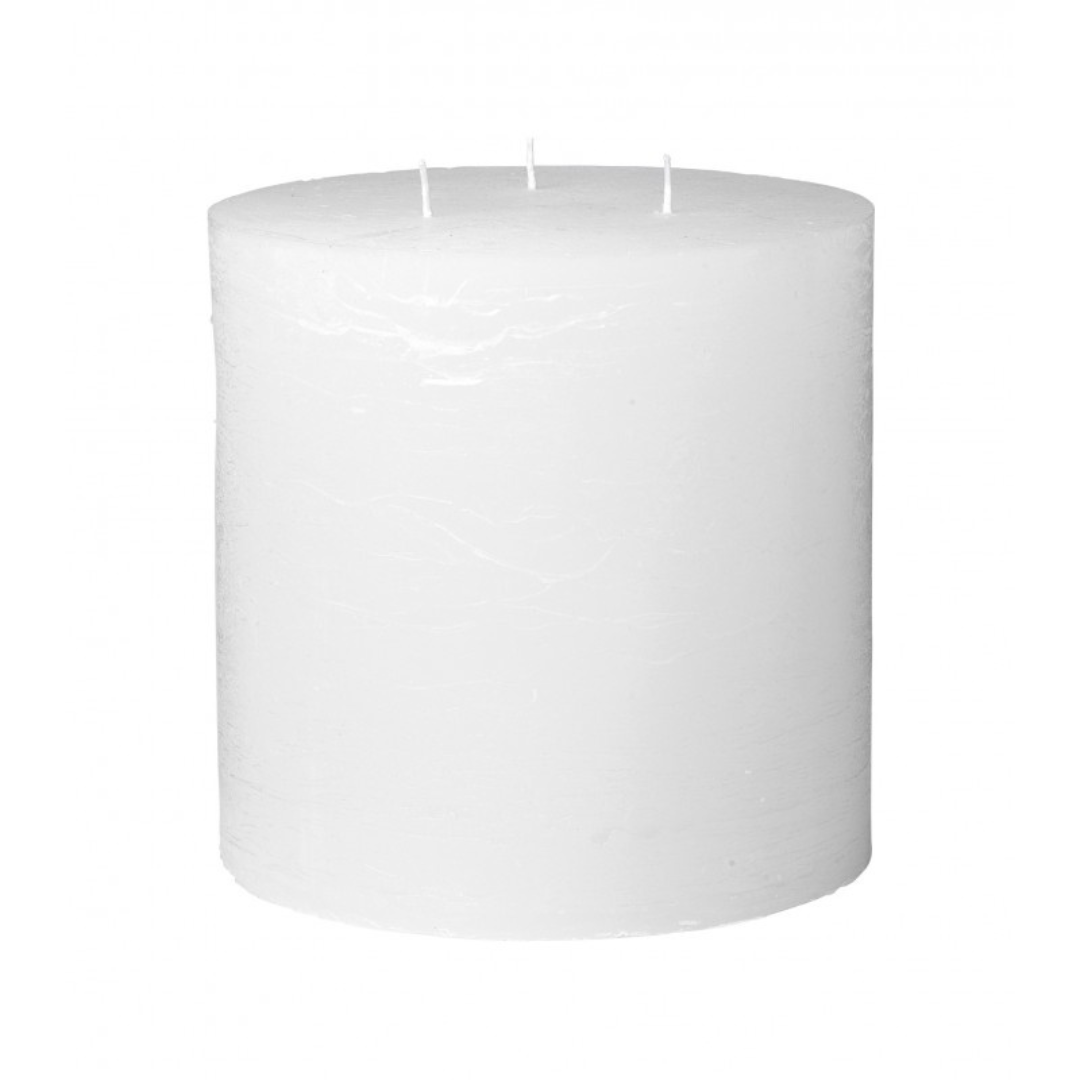 COZY LIVING - STEARINLYS 125 TIMER - RUSTIC 4818 - HVID