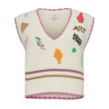 NÜMPH - VEST - ARTSY 704454 - SANDSHELL MELANGE