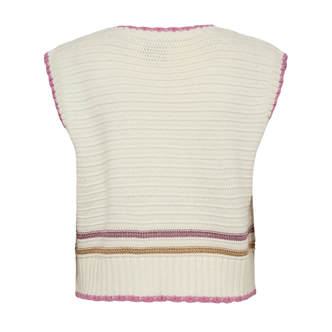NÜMPH - VEST - ARTSY 704454 - SANDSHELL MELANGE