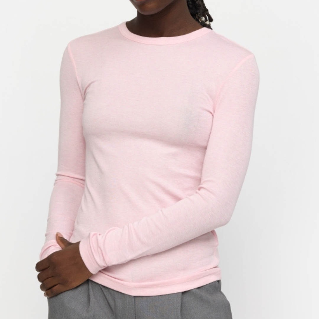 SOFT REBELS - BLUSE - ROMAN SR424-300 - ROSEATE SPOONBILL MELANGE