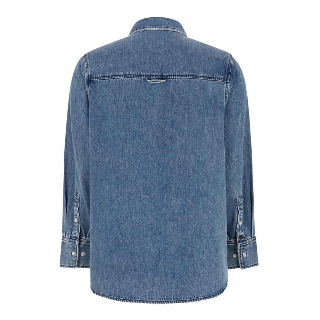 SOFT REBELS - DENIMSKJORTE - KEIRA SR424-800 - DARK BLUE DENIM