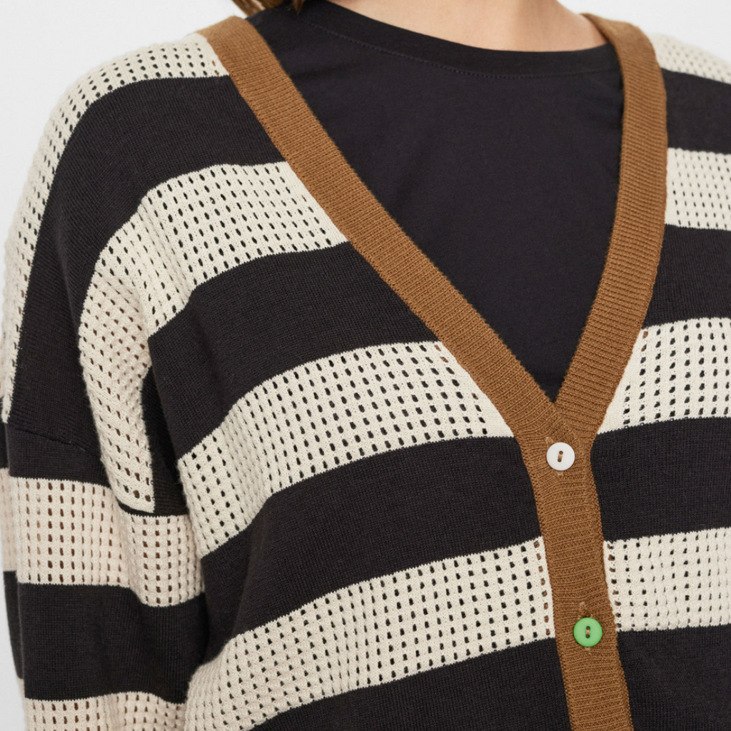 NÜMPH - CARDIGAN - DARLIS 704461 - CAVIAR