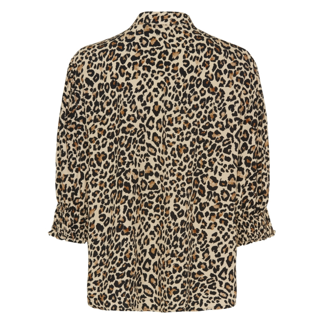 MARTA DU CHATEAU - BLUSE - UNNUR 6317 - BEIGE LEO