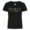 MARTA DU CHATEAU - T-SHIRT - JEANETTE MT-002 - SORT