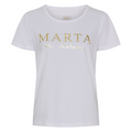 MARTA DU CHATEAU - T-SHIRT - JEANETTE MT-002 - HVID
