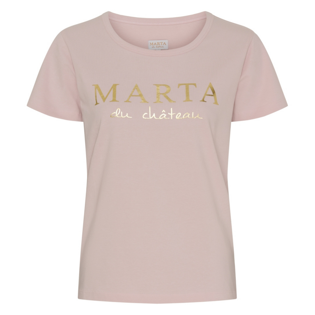 MARTA DU CHATEAU - T-SHIRT - JEANETTE MT-002 - OLD ROSE