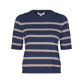 MBYM - BLUSE - CARLA 55819407 - BLUE ISLAND FOSSIL STRIPE