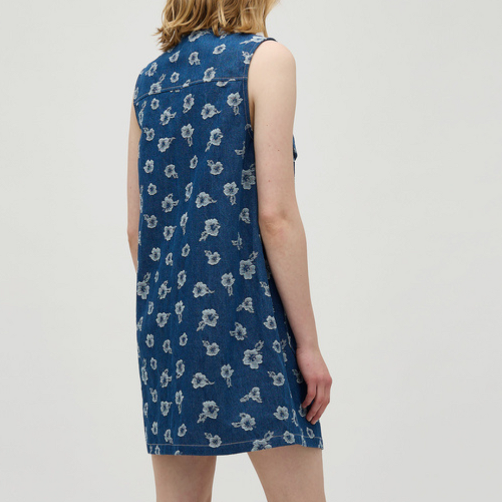 GLOBAL FUNK - KJOLE - CAILO 73428763 - BLUE DISTY FLOWER