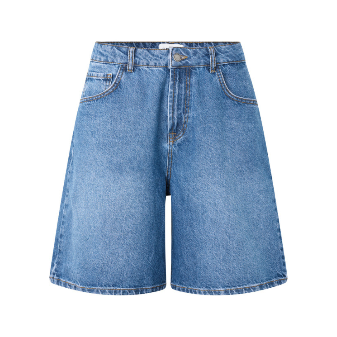 GLOBAL FUNK - SHORTS - TALINA 58439851 - VINTAGE BLUE WASH