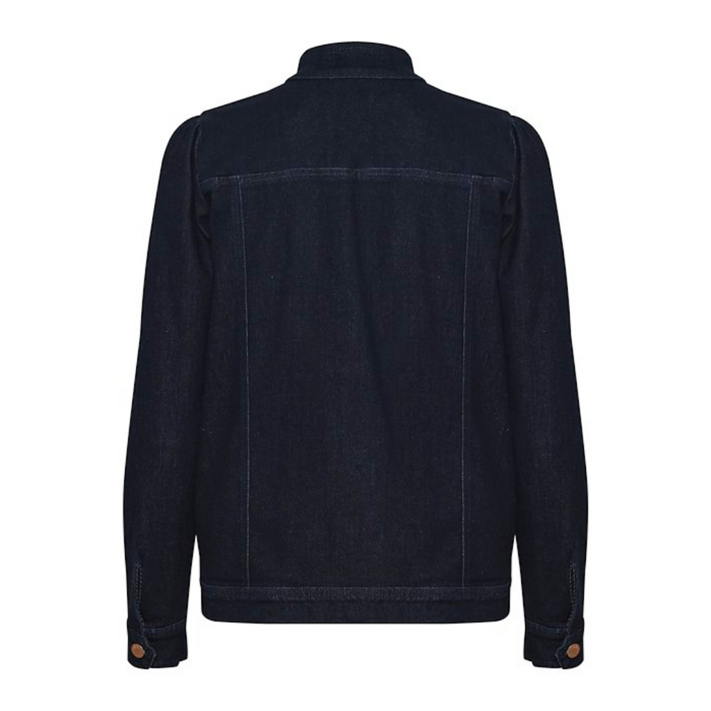 PULZ - DENIMJAKKE - MAEVE 50208309 - DARK BLUE DENIM