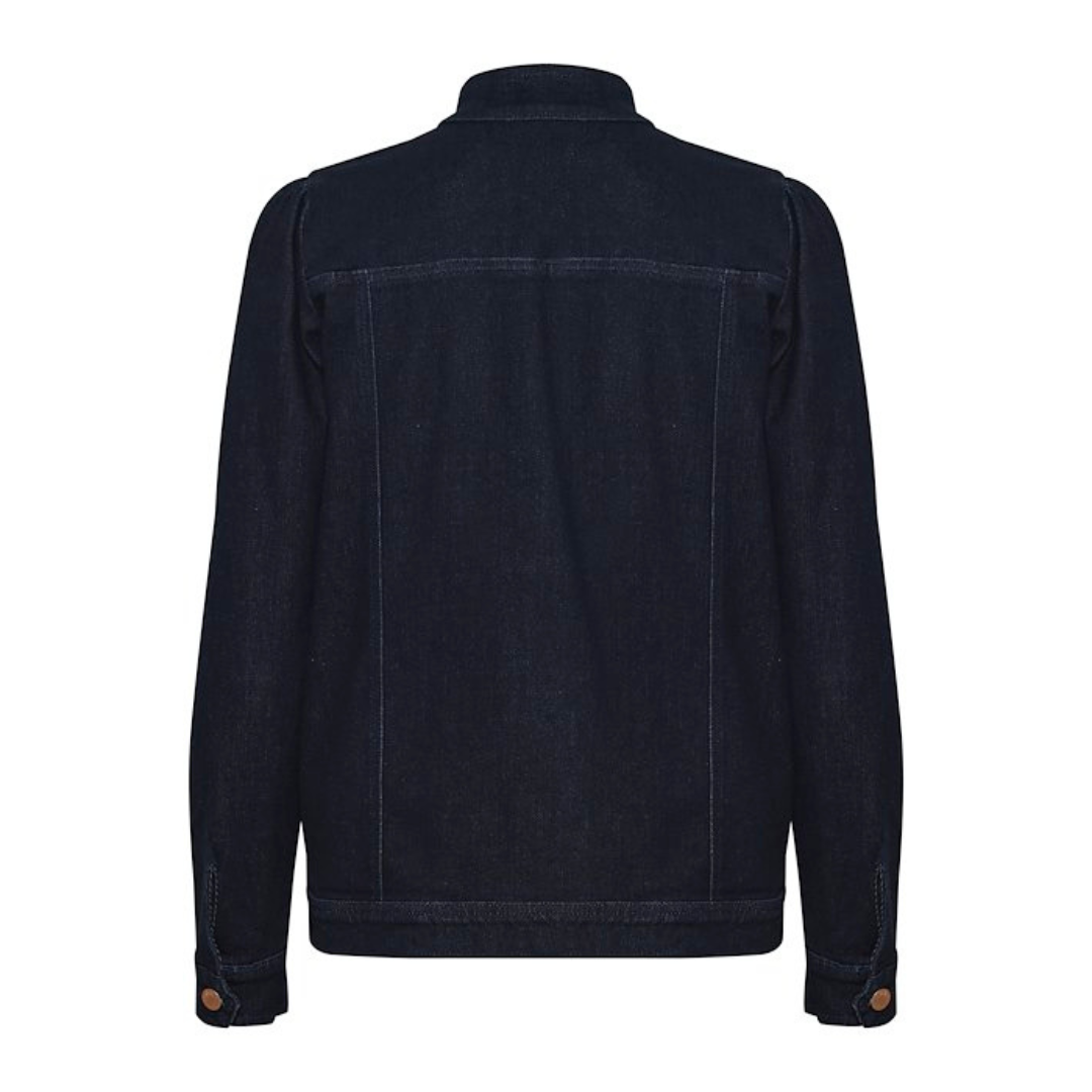 PULZ - DENIMJAKKE - MAEVE 50208309 - DARK BLUE DENIM
