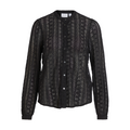 VILA - SKJORTE - CHIKKA LACE 14082977 - SORT