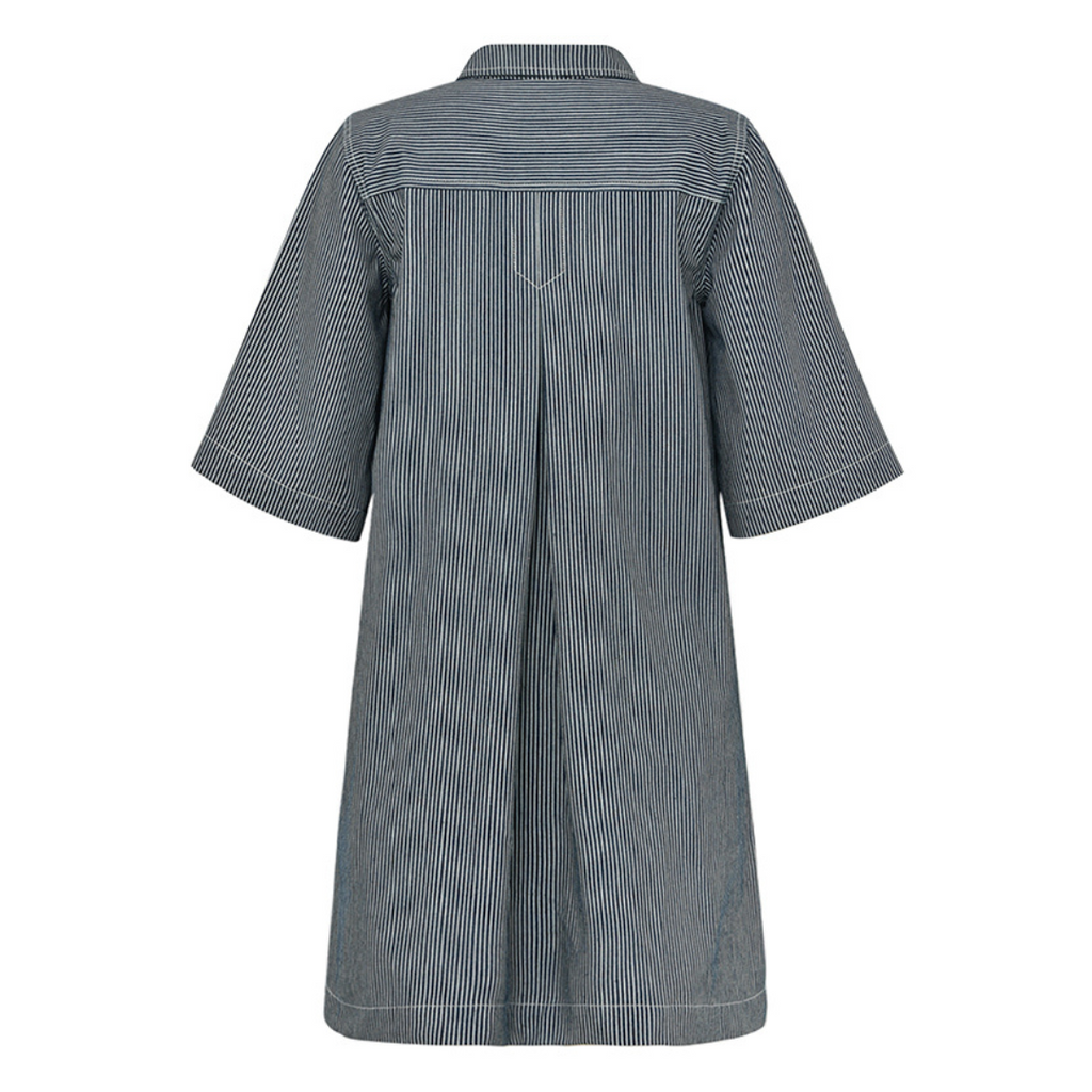 GLOBAL FUNK - KJOLE - MIRA MILANG 73928815 - INDIGO BLUE STRIPE