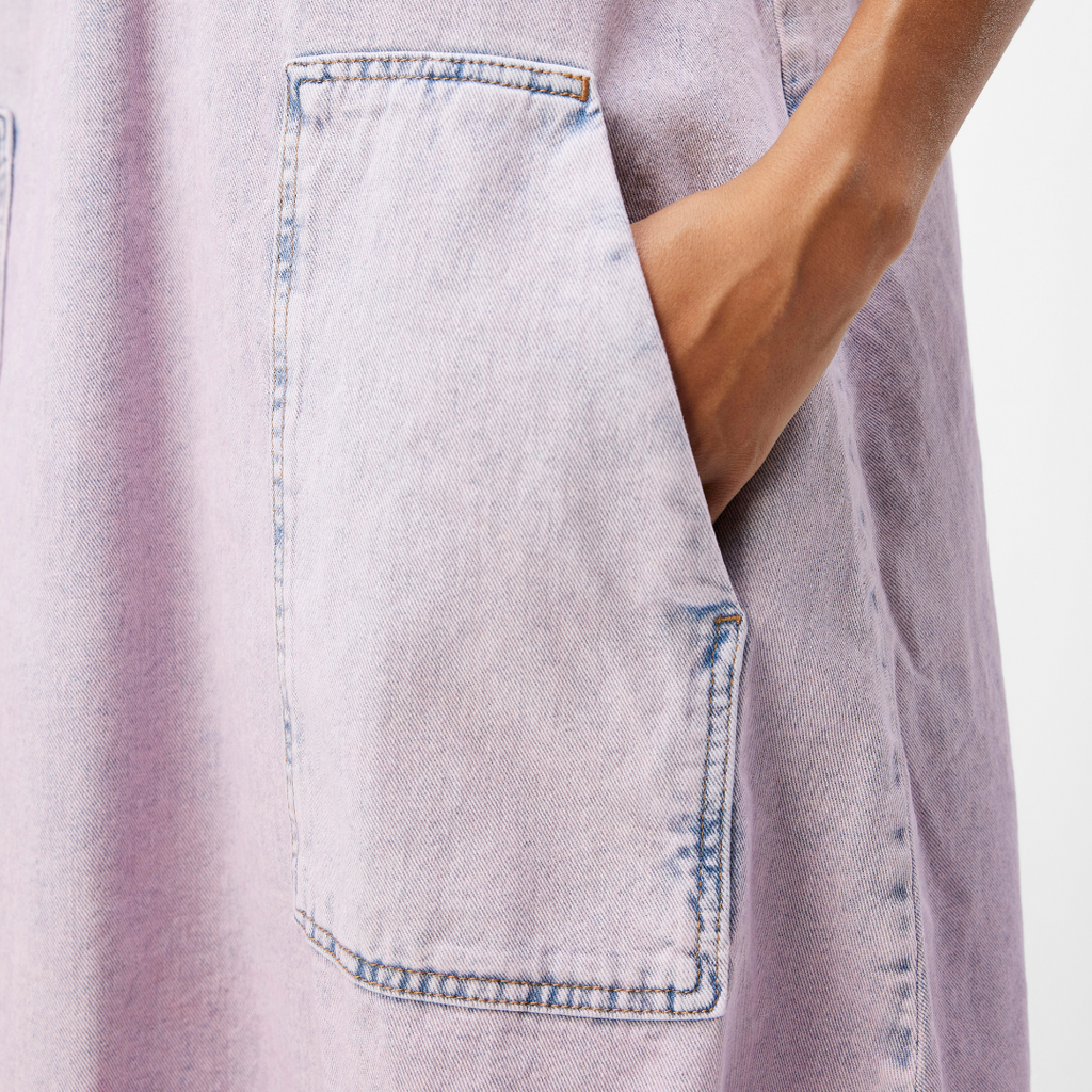 OBJECT - DENIMKJOLE - GABRIELLE 23045663 - PINK FROSTING WASHED DENIM