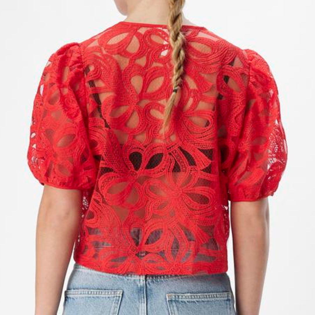 OBJECT - TOP - ROSE 23045899 - FLAME SCARLET
