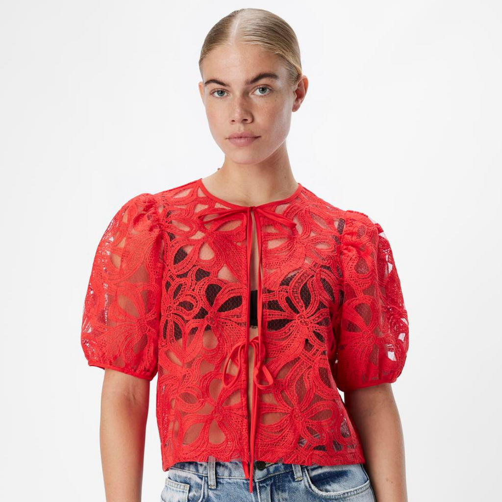 OBJECT - TOP - ROSE 23045899 - FLAME SCARLET
