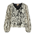 VILA ROUGE - BLUSE - KALA 14099467 - METEORITE/BIRCH PATTERN