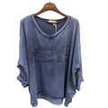 MARTA DU CHATEAU - BLUSE - LORA 69294 - NAVY