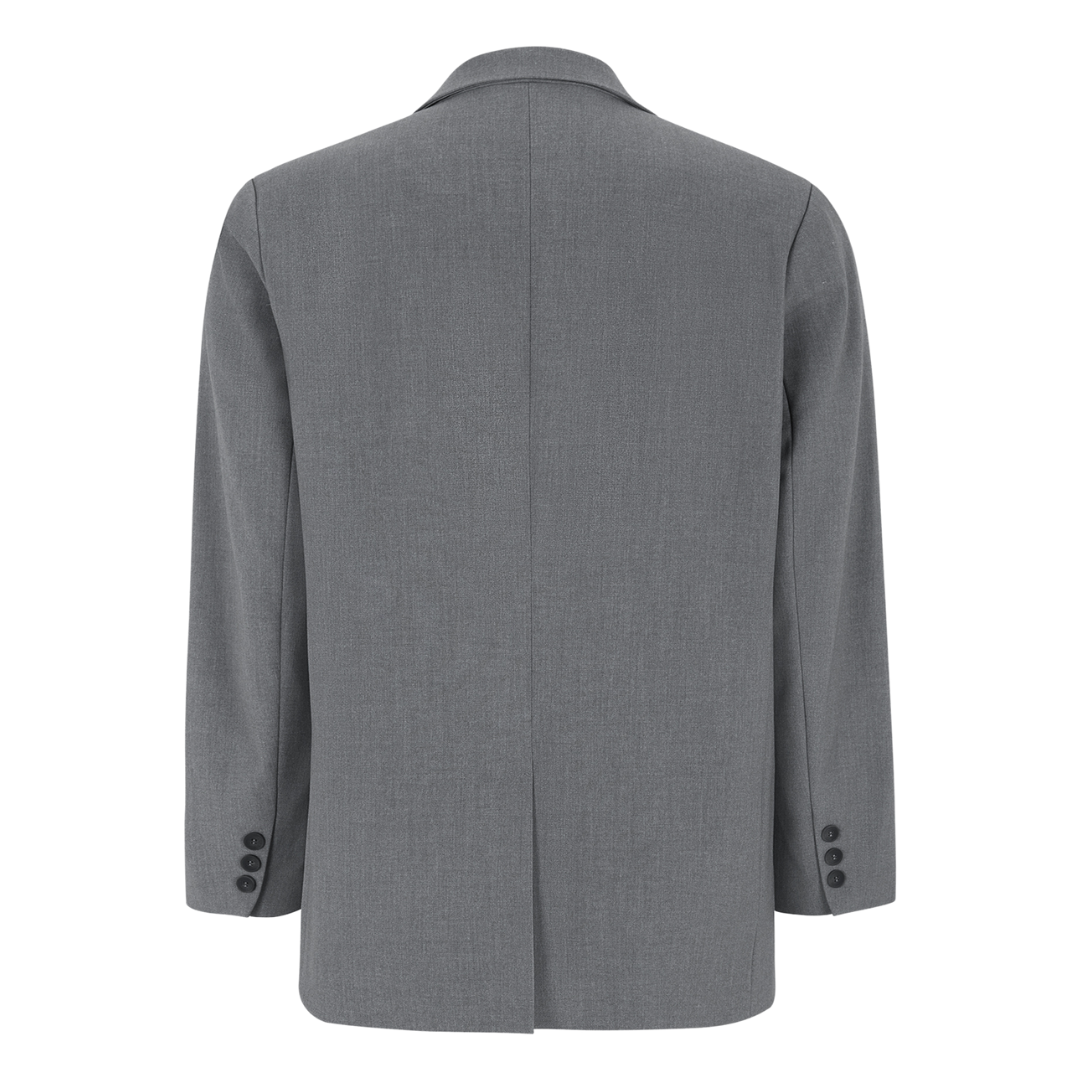 SOFT REBELS - BLAZER - VILJA LOOSE SRSS23-720 - MEDIUM GREY MELANGE
