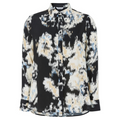 SOFT REBELS - SKJORTE - GINA SR524-701 - BLURRED GRAPHIC AZURINE