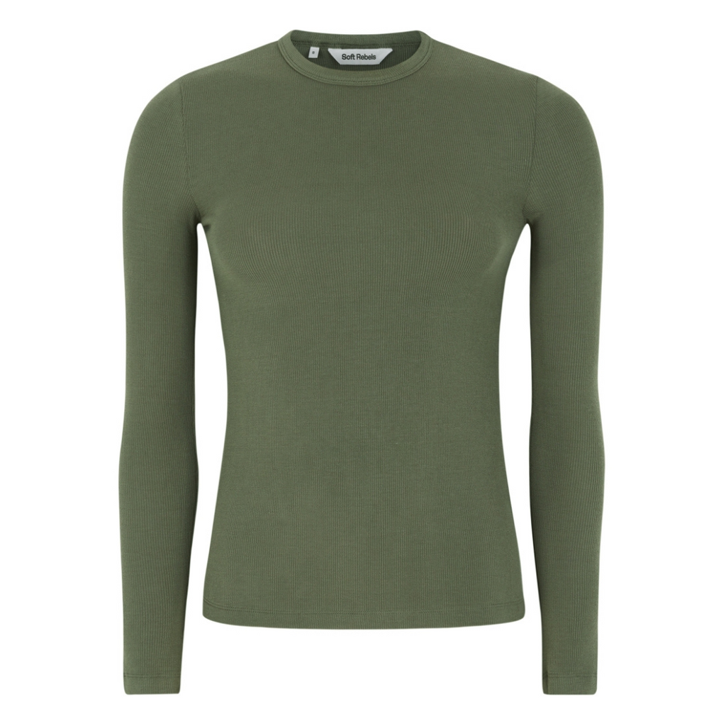 SOFT REBELS - BLUSE - FENJA SRAW22-300 - TEA LEAF