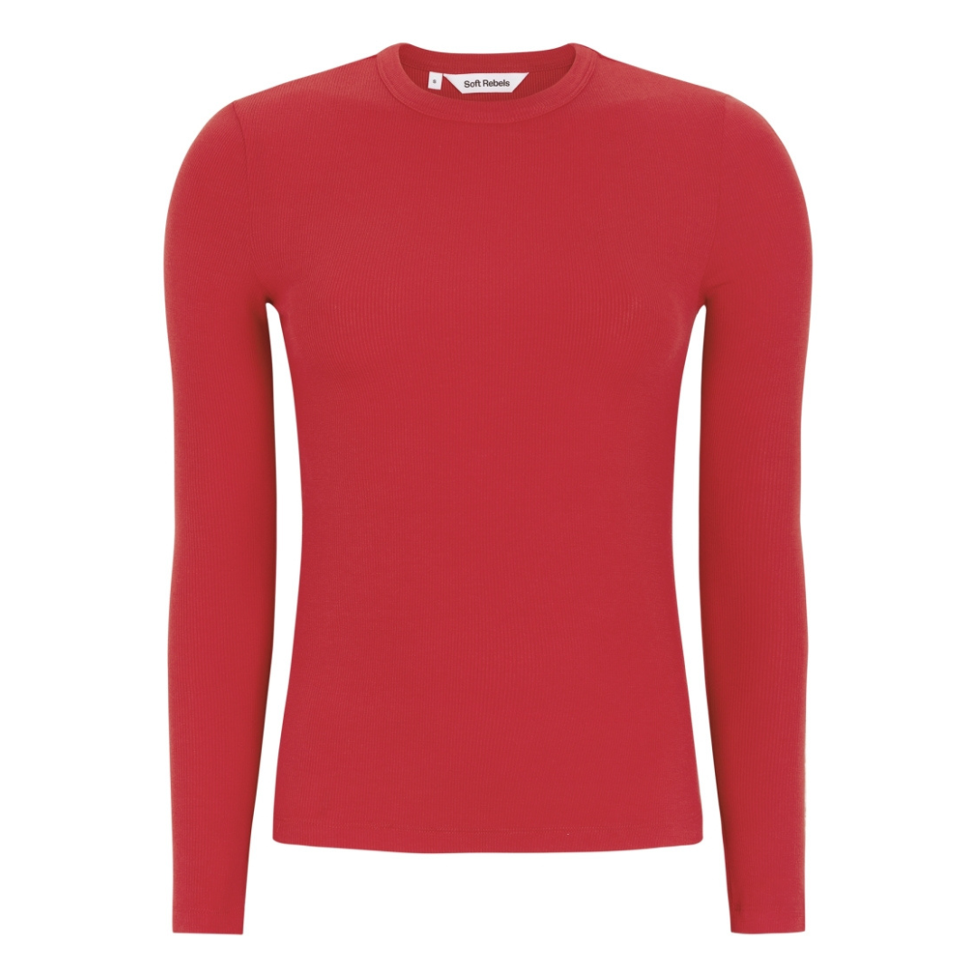 SOFT REBELS - BLUSE - FENJA SRAW22-300 - RACING RED