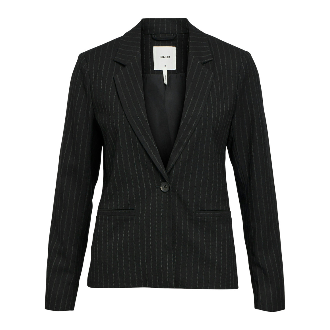 OBJECT - BLAZER - LISA 23044564 -  BLACK/GREY STRIPES