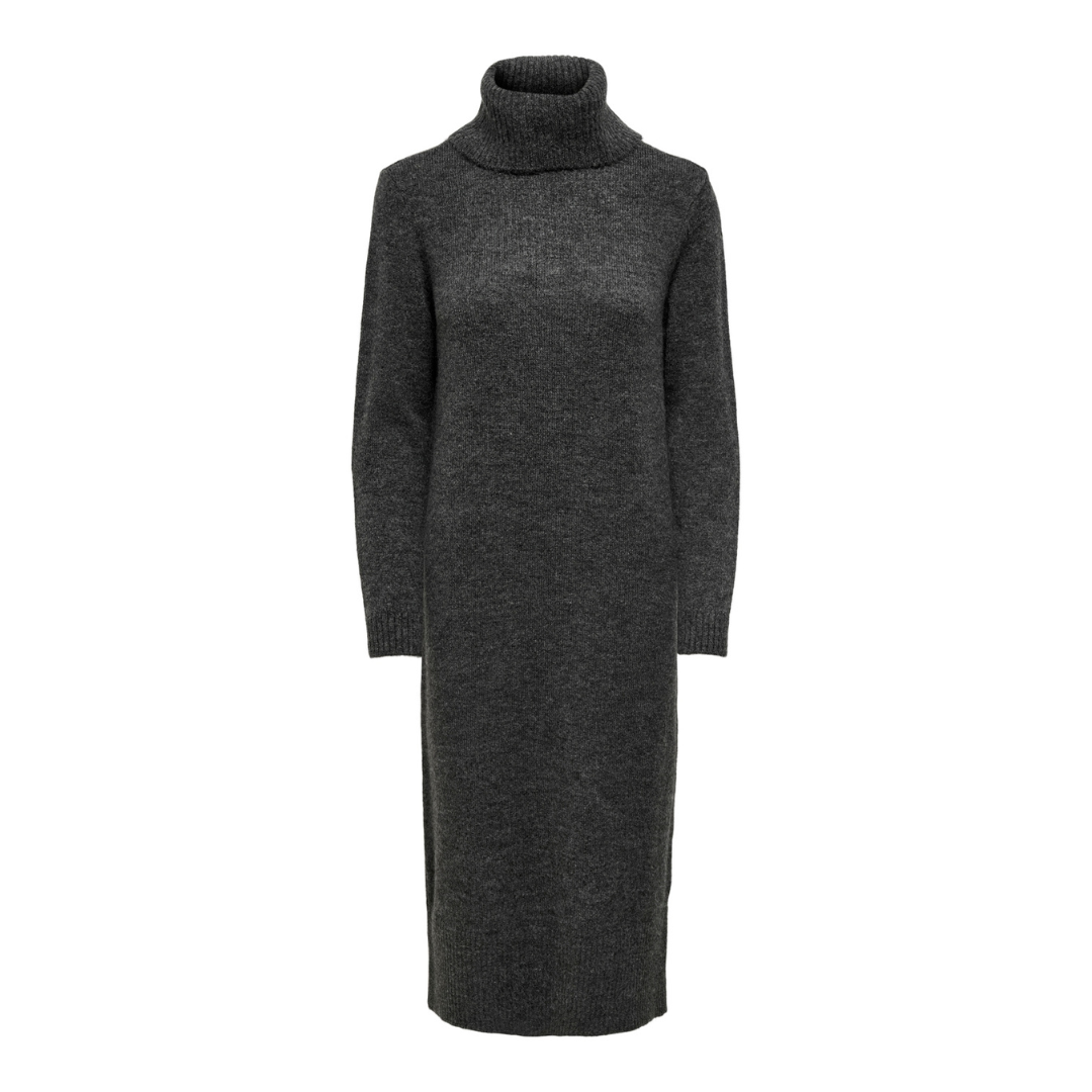 ONLY - STRIKKJOLE - BRANDIE 15214595 - DARK GREY MELANGE