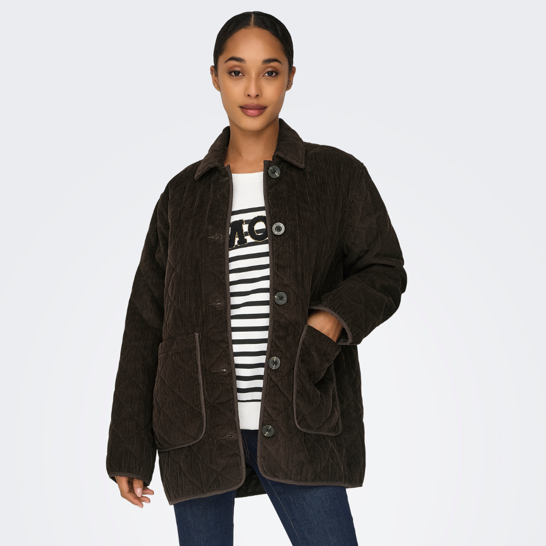 ONLY - JAKKE - MARTA 15325967 - MOLE QUILT CORDUROY