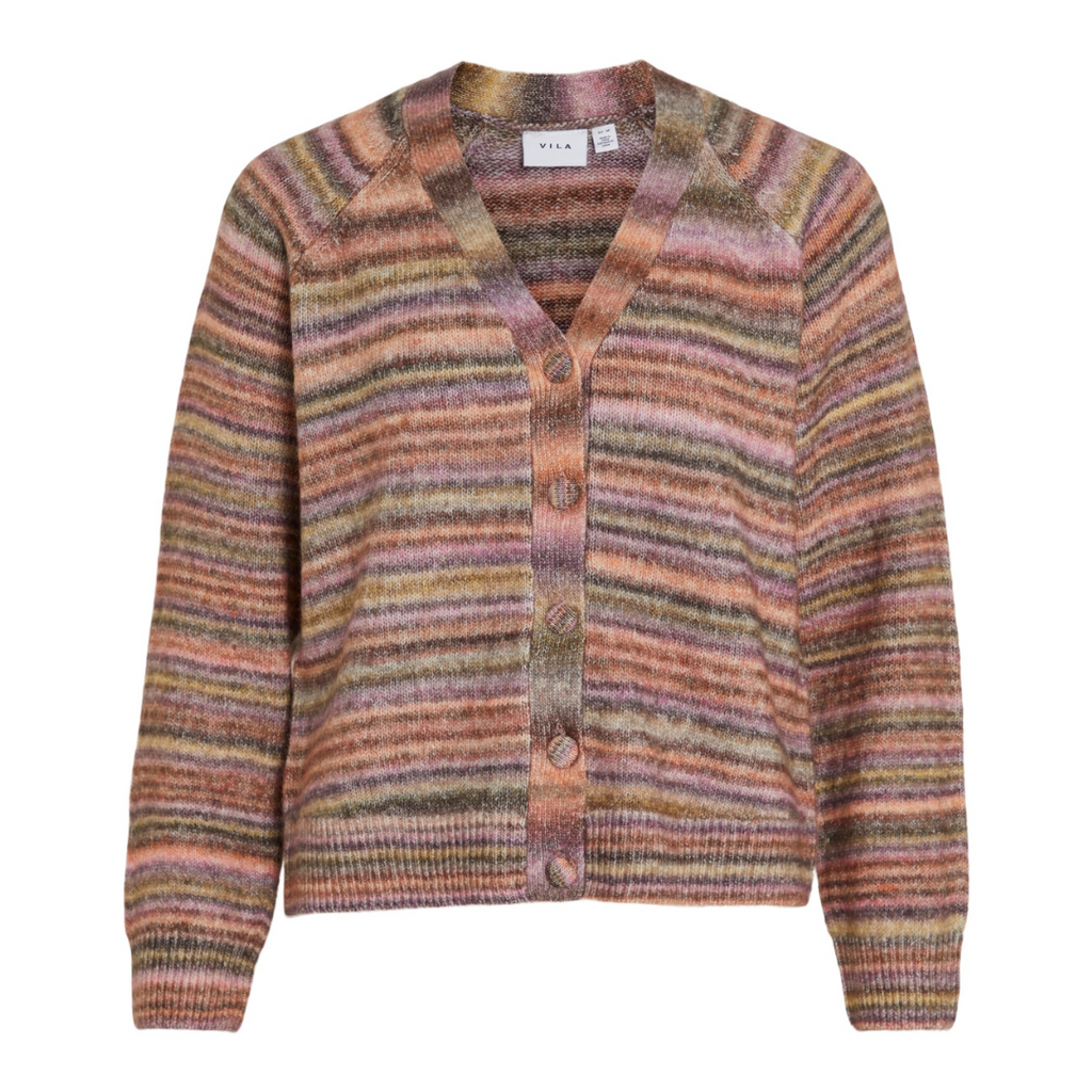 VILA - CARDIGAN - GONIA 14098812 - SCARAB/MULTI COLOR