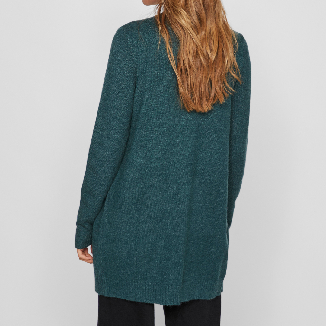 VILA - CARDIGAN - RIL 14044041 - PINENEEDLE DARK MELANGE