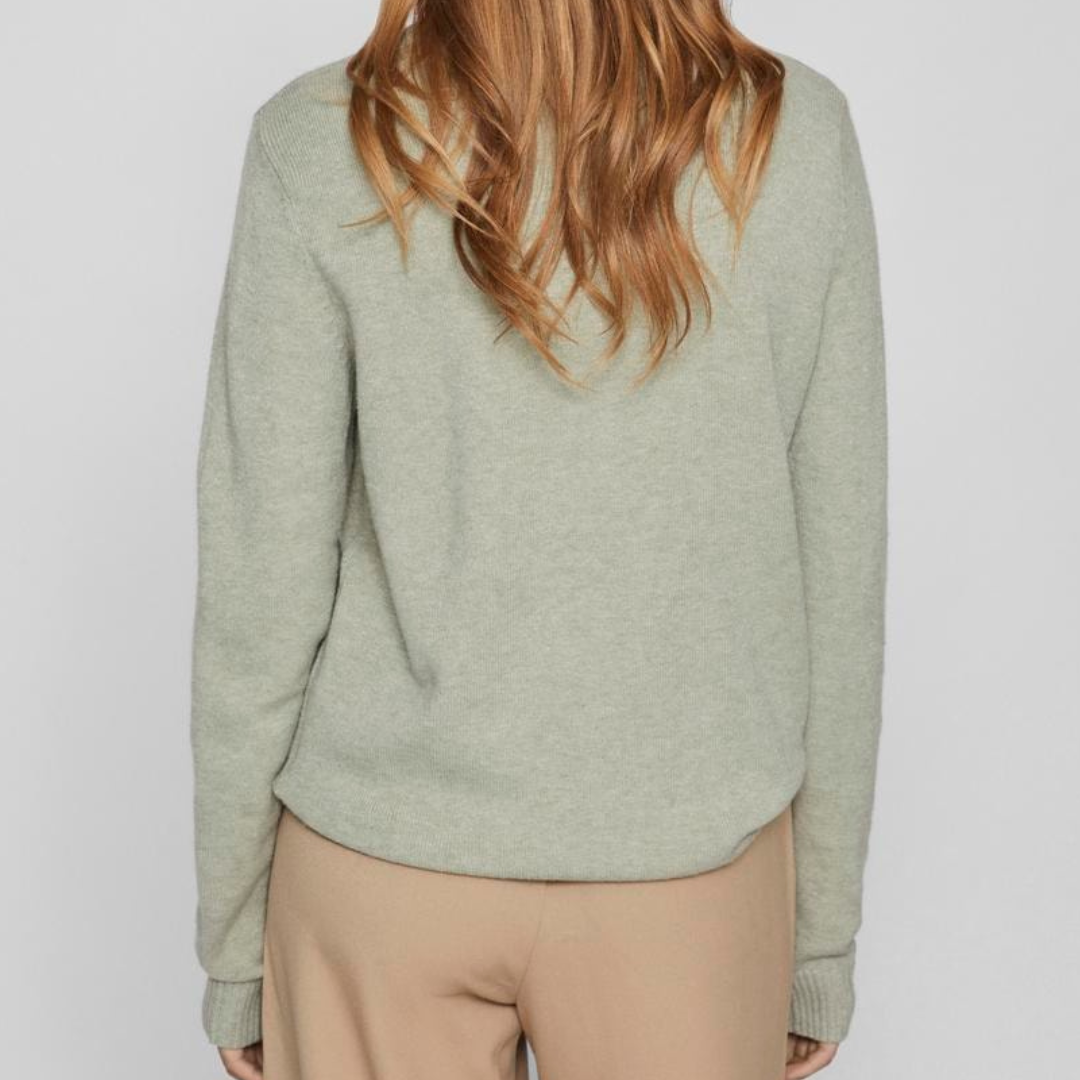 VILA - STRIK - RIL 14054177 - OIL GREEN MELANGE