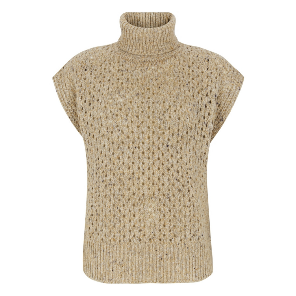 SOFT REBELS - VEST - SILA SR524-212 - TAOS TAUPE