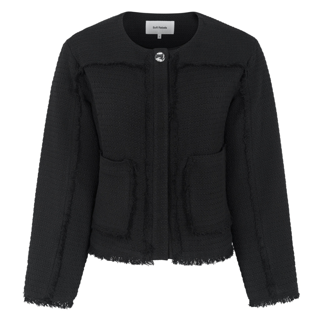 SOFT REBELS - JAKKE - LYDIA SR624-719 - SORT