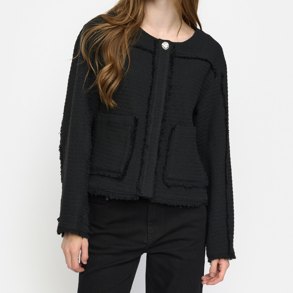SOFT REBELS - JAKKE - LYDIA SR624-719 - SORT