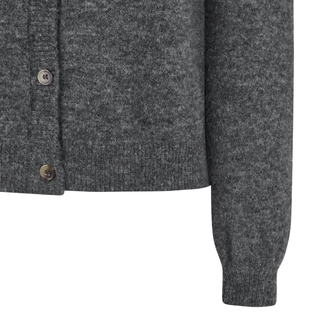 SOFT REBELS - CARDIGAN - ALLISON SRX2112-200 - MEDIUM GREY MELANGE