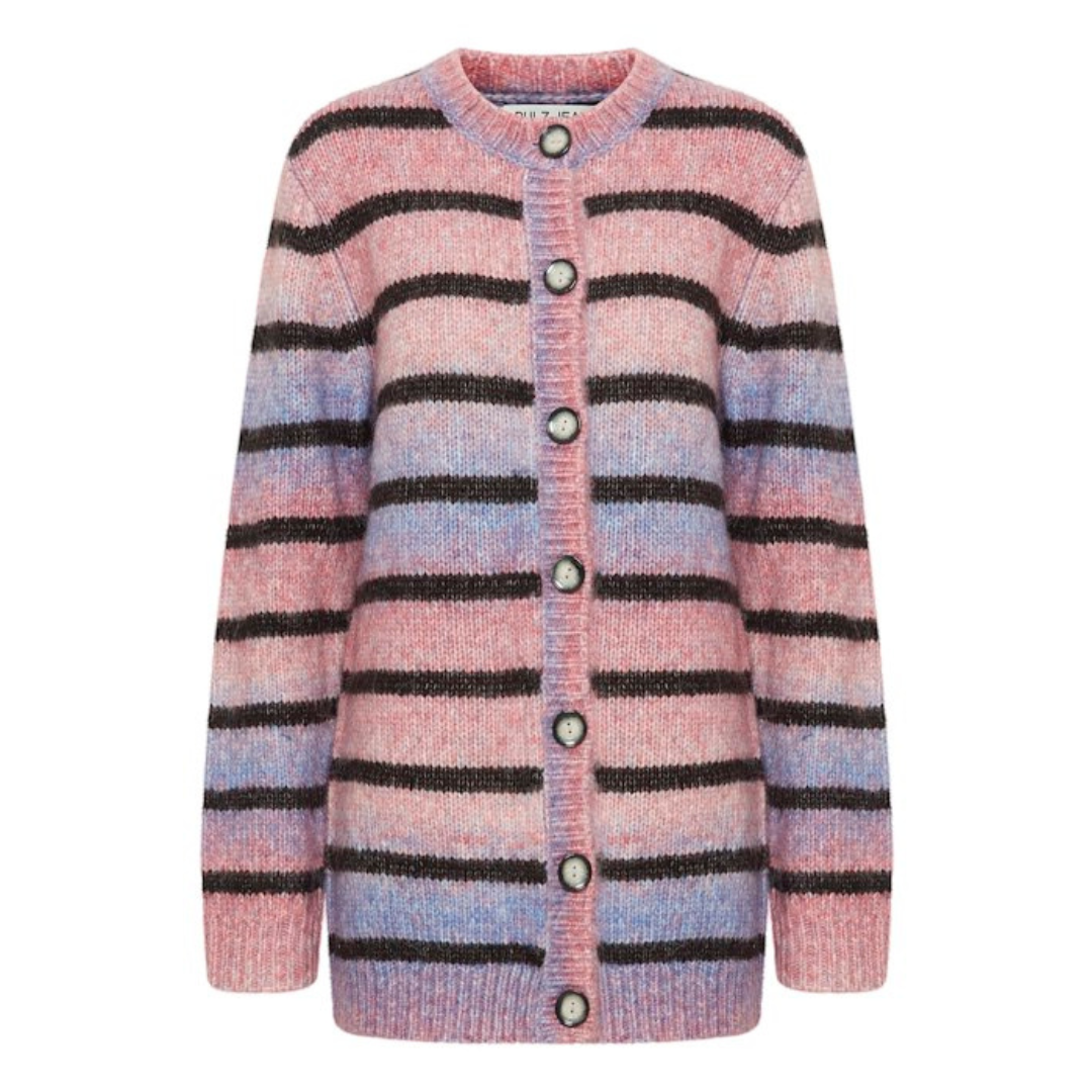 PULZ - CARDIGAN  - MARINA 50208185 - CALYPSO CORAL