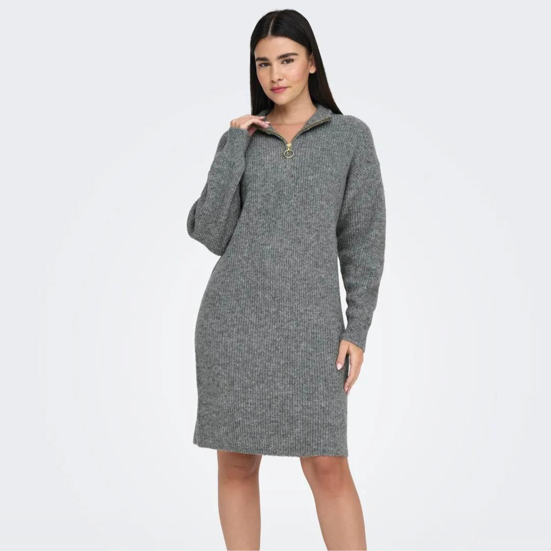 ONLY - STRIKKJOLE - TOKYO 15335831 - DARK GREY MELANGE