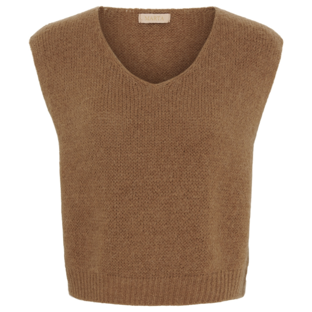 MARTA DU CHATEAU - VEST - MARLENE 5114 - CAMEL 1108
