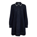 NÜMPH - KJOLE - HAVEN 704693 - DARK BLUE DENIM