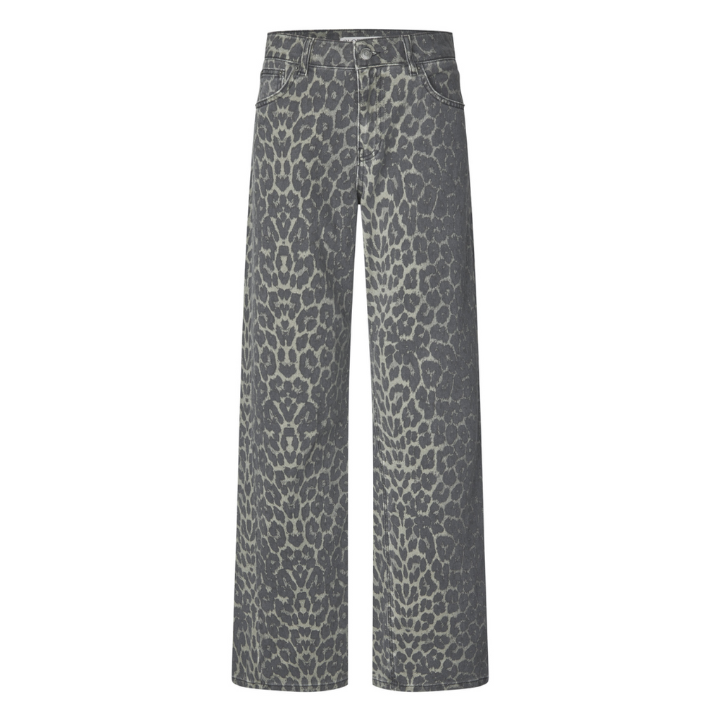 GLOBAL FUNK - JEANS - CADIAN 73249852 - DARK LEOPARD MIST