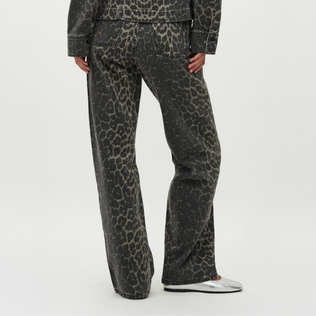 GLOBAL FUNK - JEANS - CADIAN 73249852 - DARK LEOPARD MIST