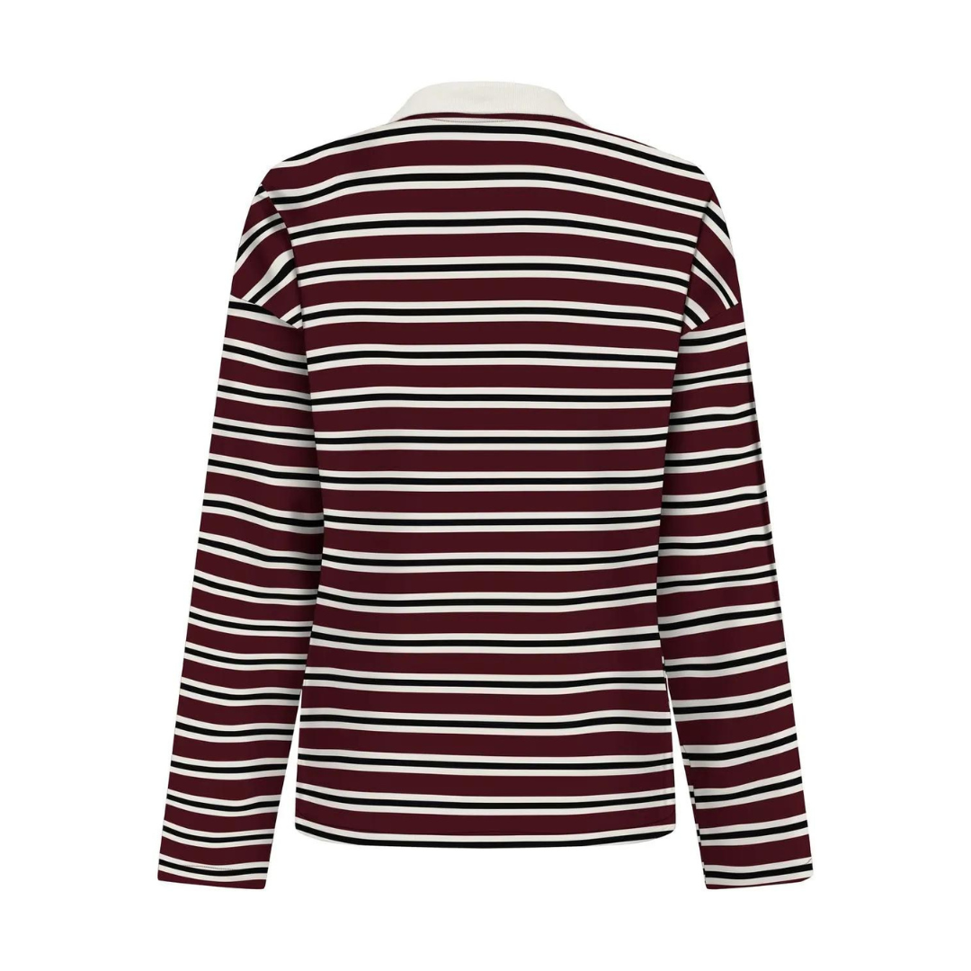 ONLY - POLO - LARA 15354835 - CABERNET BLACK/WHITE